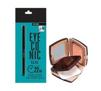 Eyeconi.c Kajal, Black, 0.35G & Radiance Complexion Matte Compact, Pearl, 9G, All