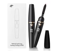 EYECURL X8 Heated Eyelash Curler, Heated Lash Curler, Eyelash Curler Heated for Perfect Curls Every Time - Long Lasting Makeup, Intelligent Power Off (Black, X8-132MM)