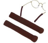 Eyeglass Ear Cushions - 5.5cm Stretch Sleeves, Wool Soft Pads, Anti-Slip Eyeglass Temple Covers with Flexible Knit Design for Comfortable Fit | Glasses Ear Grip for Kids and Adults Frames Sunglasses a