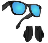 Eyeglass Ear Grips, Compatible with Ray Ban Meta Smart Glasses (Gen 1 & 2), Anti-Slip Silicone Eye Glasses Ear Cushions for Wayfarer, Skyler & Headliner, Meta Glasses Accessories 1 Pair
