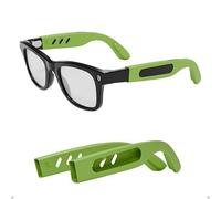 Eyeglass Ear Grips for Meta Wayfarer/Headliner/Skyler AI Smart Glasses Accessories, Anti-Slip Ear Grips Protective Silicone Sleeves Skins for Secure All-Day (Green 1 Pair)