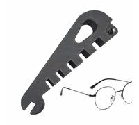 Eyeglass Frame Bending Tool, Effortless Adjustments, 1piece, Temple Arm Bender, Nose Pad Repair, Adaptable Eyewear Adjustment, for Beginners Professionals Opticians Technicians