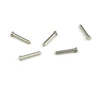 Eyeglass Hinge Replacement 100pcs Eyeglasses Hinge Fix Screw Rivet Metal Single Pin Length 6mm 8mm Diameter 1.18mm Glasses Decorative Nail Accessory(1.8x1.18x6.0mm)