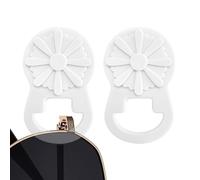 Eyeglass Magnetic Holder - Secure Clip for Sunglasses and Spectacles | ABS with Metal Plate, Compact Wall Mount or Vehicle Use, Hands Free Organizer for Home Office or Travel