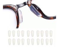 Eyeglass Non-Slip Nose Pads,Adhesive Spectacle Nose Grips,2.5mm Thickness for Eyeglasses Sunglasses Reading Glasses(Transparent,10Pair)