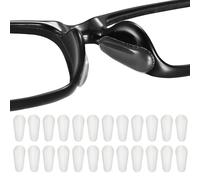 Eyeglass Nose Pads for Glasses, 12 Pairs Silicone Eyeglasses Nose Pads, Eye Glasses Nose Pads Non Slip, 1.8mm Transparent Adhesive Glasses Nose Grips Sticky for Glasses Sunglasses Eyeglasses
