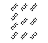 Eyeglass Nose Pads, Non Slip Grips for Sunglasses, 40 Pair Self Adhesive with Soft Foam, Comfortable Cushion for Working Sports Makeup Travel Office, Top Rated & Indoor Accessory, 0.35x0.24x0.06 inch