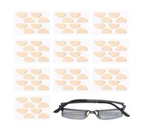 Eyeglass Nose Pads - Spectacle Bridge Cushions, Optical Frame Guards | Silicone Adhesive Inserts Eyewear Stabilizers, Sweat Resistant Comfort Placement Guards for Youth Women Girls Boys