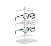 Eyeglass Rack with Multiple Layers Secure Eyeglasses Holder Acrylic Presentation Stand Display Shelf for Personal Eyeglass Collections