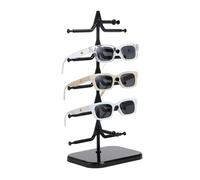 Eyeglass Rack with Multiple Layers Secure Eyeglasses Holder Acrylic Presentation Stand Display Shelf for Personal Eyeglass Collections