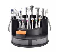 Eyeglass Repair Tool Kit, Stainless Steel Rimless Frame Adjustment Kit with 6 Screwdrivers, 13 Pliers and Stand Holder for Eyeglasses and Watches