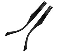 Eyeglass Replacement Temples 4Pair Glasses Arm Replacement Eyeglasses Temple 95mm Black Lightweight Comfortable Easy Install Repair Parts Universal
