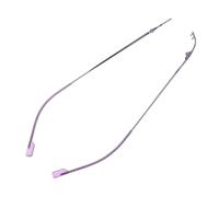Eyeglass Replacement Temples for Rimless Eyewear, Purple Pair