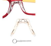 Eyeglass Saddle Bridge Sunglasses Nose Pads Replacement Premium Grade Soft Silicone for Eyeglasses Anti-Slip and 3-in-1 Screwdriver