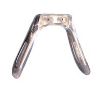 Eyeglass Saddle Bridge with Metal Core, Silicone U Shape Nose Pads for Glasses, Anti-Slip Nose Support for Large Frames, Safety Goggles, 3D Glasses (1.30 x 0.98 inch, Random Color)