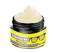 Eyeglass Scratch Remover for Lenses, Glasses Scratch Repair, 30g Lens Grinding Wax & Cleaner for Eyewear, Removes Fine Scratches from Sunglasses & Lenses, Restores Clarity for Home, Office & Travel
