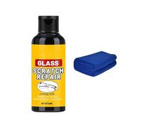 Eyeglass Scratch Remover - Quick Repair Wax for Clearer Lens Visibility, Smooth Buffing Compound Easy Application Design, Abrasive Formula + Shine Restore Effect, Compact Portable Kit Dur