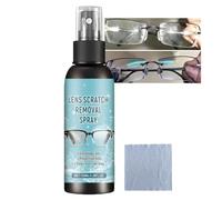 Eyeglass Scratch Remover Spray, Lens Repair Kit Restores Clarity, Removes Fine Scratches and Smudges, Cleaner for Prescription Eyeglasses, Sunglasses, Reading Glasses, Screens and Lenses (1PCS)