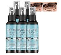 Eyeglass Scratch Remover Spray, Lens Repair Kit Restores Clarity, Removes Fine Scratches and Smudges, Cleaner for Prescription Eyeglasses, Sunglasses, Reading Glasses, Screens and Lenses (5PCS)