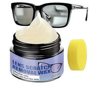 Eyeglass Scratch Repair Wax,30g Portable Anti-Reflective Paste,Eyeglass Lens Paste - for Phone Sunglasses Screen Travel Birthday Vehicle Driving Road Trip Golf Offices School