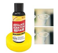 Eyeglass Scratch Repair Wax Creates an Invisible Protective Layer and Extends The Life of Lenses Through Continuous Coating. Removes Scratches On Sunglasses, Watches, Cell Phones, and Camera Screens.