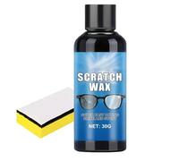 Eyeglass Scratches Remover, Portable Repair Cream with Sponge, Long Lasting Lens Cleaner, Strong Effective Formula, Perfect for Resin Glass Metal Sunglasses Car Window and Daily Eyewear