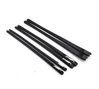 Eyeglass Temple Tips, Glasses Arm Replacement,10pairs(20pcs) Width 5mm 7mm 9mm Black Acetate Eyeglasses Temple Spring Rod