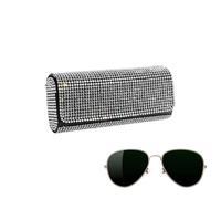 Eyeglasses Cases - Sparkling Glasses Holder Rhinestone Eyeglass Case | Stylish Glitter Glasses Case Lightweight Durable Eyewear Storage Use for Sunglasses or Sunglasses Eyeglasses Case