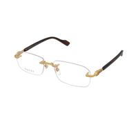 Gucci GG1221O Men's Glasses, Gold, Size 56