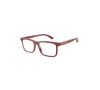 Eyeglasses - male - Emporio Armani - Glasses - Red - 56 MM - Accessories 56 MM