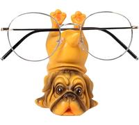 Eyeglasses Spectacle Shar Pei Eyewear Retainer Sunglasses Holder Stand Funny Spectacle Display Stand Unique Pet Spectacle Holder for Men Women Best Gift Idea for Home Office Desk Nightstand Decor