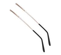 Eyeglasses Temple, Eyeglass Arms,Replacement Temple Arm Frame,Eyeglass End Tips, Eyeglasses Arm Leg,Metal Eyeglass Temples Arms Glasses Replacement Parts Double Teeth Spacing 1mm Sunglasses Frame Repa