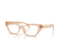 Eyeglasses Versace - 0ve3373u 52 5518 Transparent Light Brown / 52 Bridge: 17