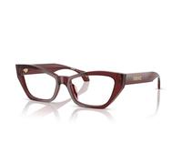 Eyeglasses Versace - 0ve3373u 54 5512 Transparent Bordeaux / 54 Bridge: 17