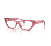 Eyeglasses Versace - 0ve3373u 54 5516 Transparent Pink / 54 Bridge: 17