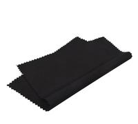 Eyeglasss Cloth 100PCS Microfiber Glasses Cloth 15x18cm Thick Eyewear Cleaning White Black Blue Green Red Orange Pink(Black)