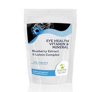 Eyehealth Vitamin & Minerals with Blueberry Extract & Lutein Complex 30 Veg Tablets - LetterBox Friendly UK Fast Delivery -