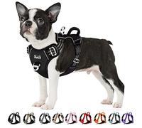 Eyein Dog Harness Medium, Anti Pull Adjustable Heavy Duty Pet Puppy Vest with 2 Clips, Easy Control Escape Proof with Soft Padded Handle Reflective for Outdoor Training Walking, M