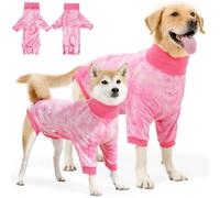 Eyein Dog Surgery Recovery Suit - Protect Wounds Recovery Suit Female Male, Dog Onesie Breathable E-Collar & Cone Alternative After Surgery, Anti Shedding for Small Medium Large(Pink,S)