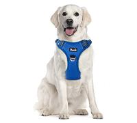 Eyein Large Dog Harness, Anti Pull Adjustable Heavy Duty Pet Vest with 2 Clips, Escape Proof Puppy Harness with Soft Padded Handle Reflective for Outdoor Training Walking, XL