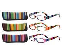 Eyekepper 3 Pack Ladies Reading Glasses for Women Smaller Readers