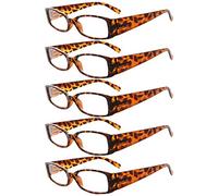 Eyekepper 5 Pairs Reading Glasses for Women Reading +2.75 Tortoise Frame Reading Eyeglasses