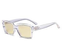Eyekepper Blue Light Blocking Glasses Oversized Square Women - Transparent