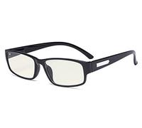 Eyekepper Blue Light Filter Glasses Men - UV420 Rays Protection Computer Screen Reading Glasses Blocking Digital Glare - Black +0.50
