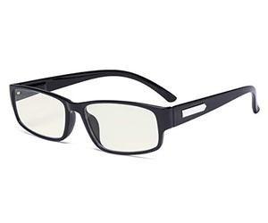 Eyekepper Blue Light Filter Glasses Men - UV420 Rays Protection Computer Screen Reading Glasses Blocking Digital Glare - Black +0.50