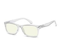 Eyekepper Blue Light Filter Reading Glasses - UV420 Protection Anti Glare Anti Reflective Computer Readers - Transparent Frame +0.50