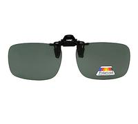 Eyekepper Flip-up Clip-on Sunglasses Polarized Metal Glasses Clip 60x43 MM(G15)