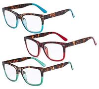 Eyekepper Ladies Reading Glasses - 3 Pack Large Lens Stylish Readers for Women