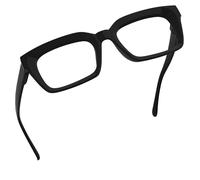 Eyekepper Ladies Reading Glasses - Oversized Square Design Readers for Women Black +1.00