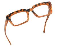 Eyekepper Ladies Reading Glasses - Oversized Square Design Readers for Women Tortoise +0.75